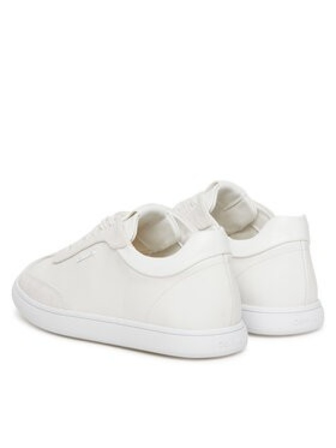 Calvin Klein Sneakersy Cupsole Lace Up - Lth Sue Mix HW0HW02435 Biały