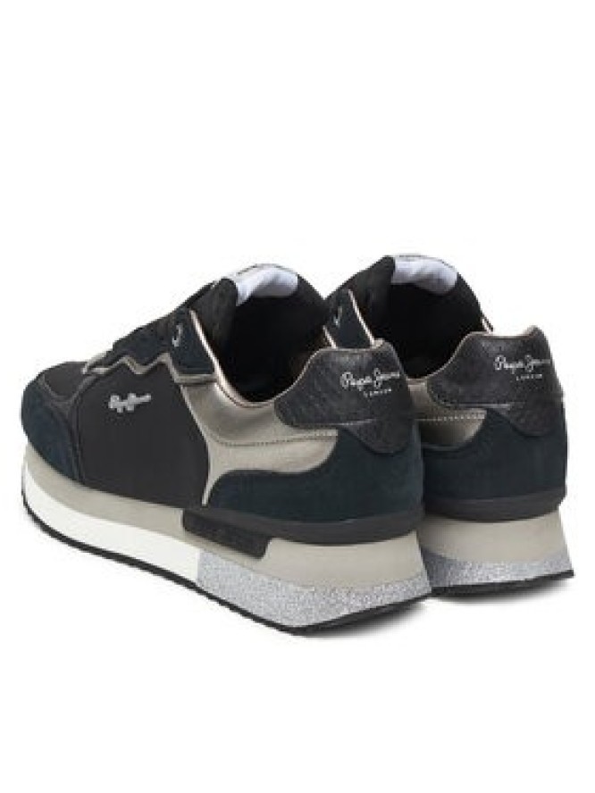 Pepe Jeans Sneakersy Rusper Glam W PLS600008 Czarny