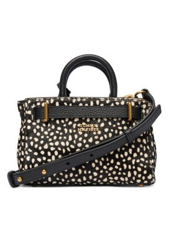 Tommy Hilfiger Torebka American Icon Micro Tote Deer Le AW0AW18168 Czarny