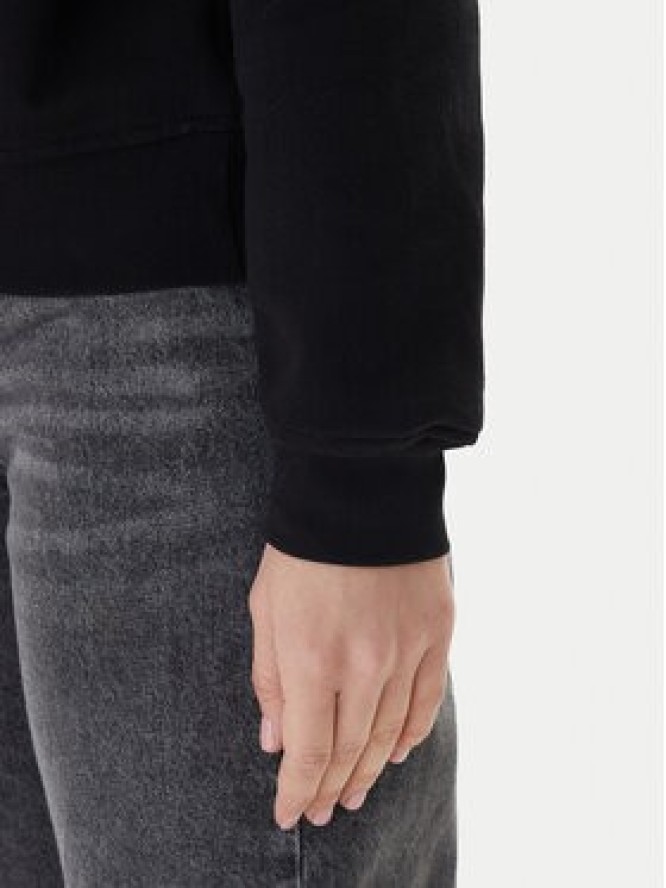 Calvin Klein Jeans Bluza Foil Monologo LV047E825G Czarny Regular Fit