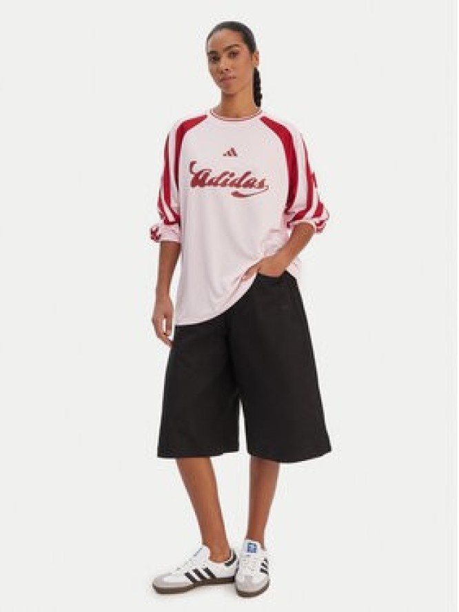 adidas Bluzka House Of Tiro JY7640 Różowy Loose Fit