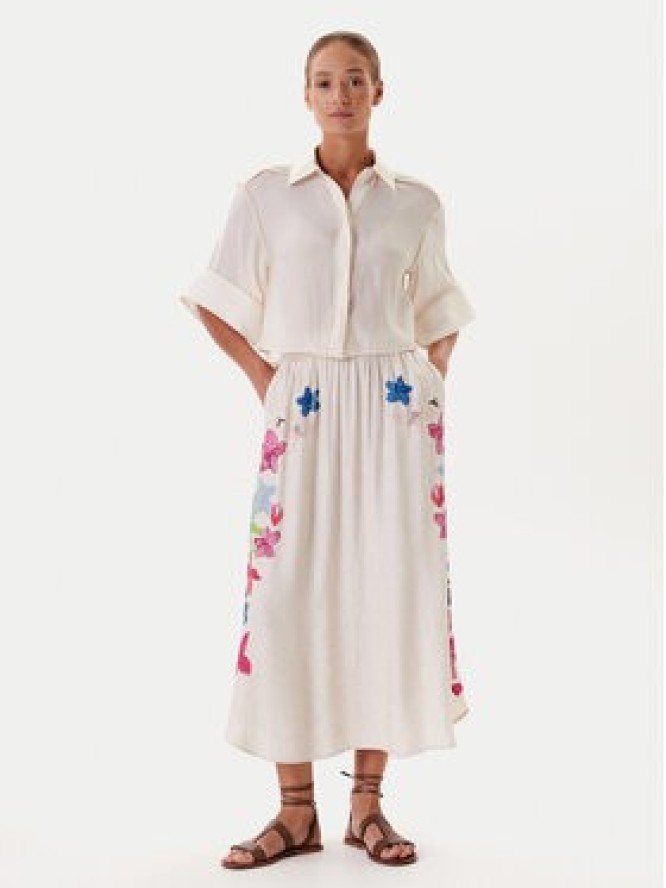 Tatuum Spódnica midi Katia 2 T2511.173 Beżowy Regular Fit