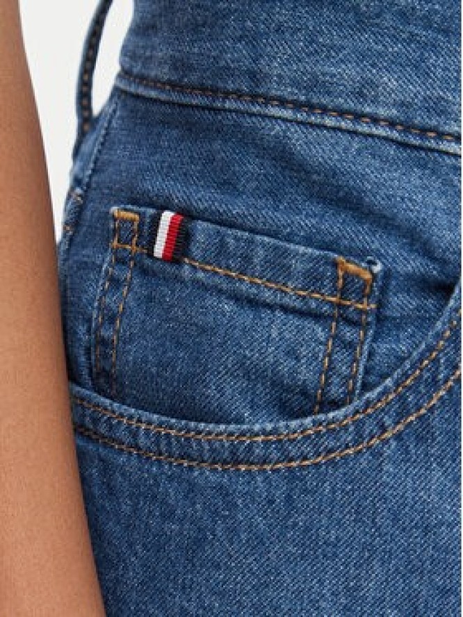 Tommy Hilfiger Jeansy 70'S WW0WW52156 Niebieski Wide Leg