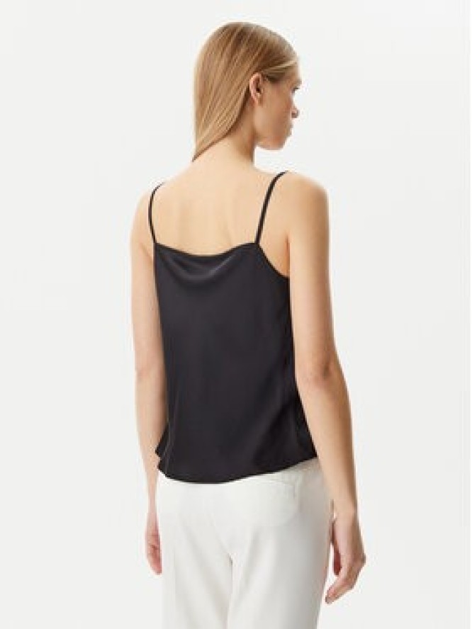 Rinascimento Top CFC0019818002 Czarny Regular Fit