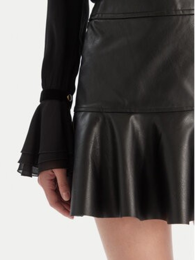 Bardot Spódnica z imitacji skóry Tisch 59924SB Czarny Regular Fit