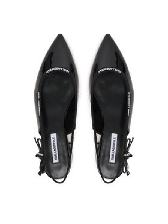 KARL LAGERFELD Baleriny Kerrie KL40159 Czarny