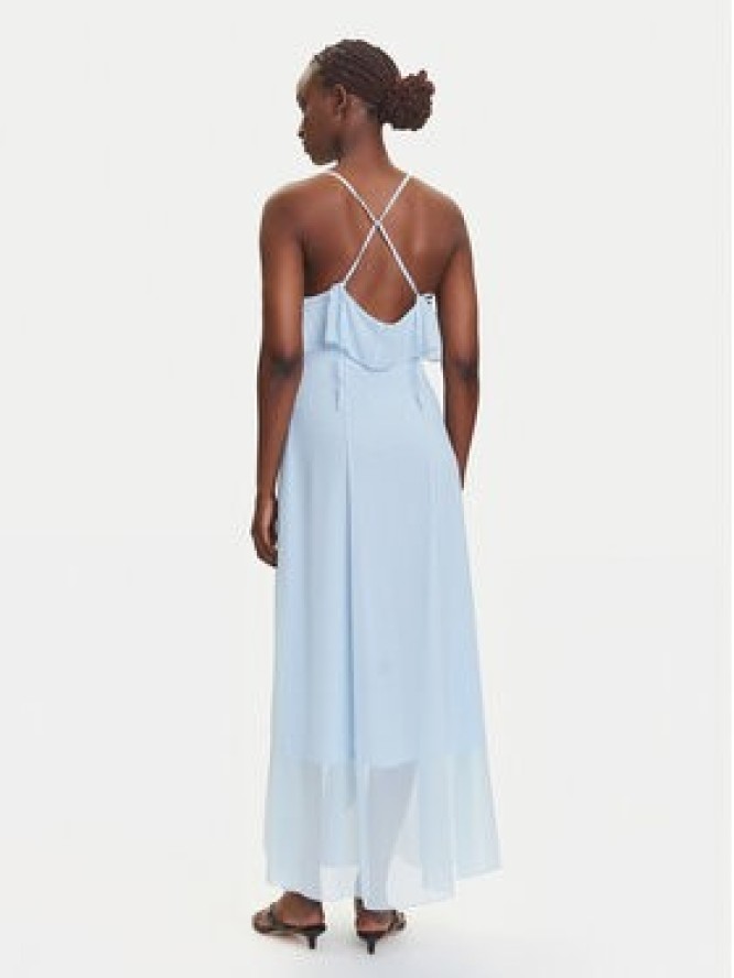 Vero Moda Sukienka wieczorowa Camille 10336405 Błękitny Regular Fit