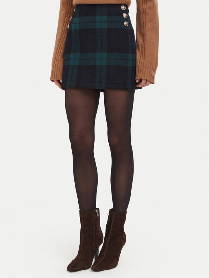 Liu Jo Spódnica mini WF6262 T719A Zielony ciemny Regular Fit