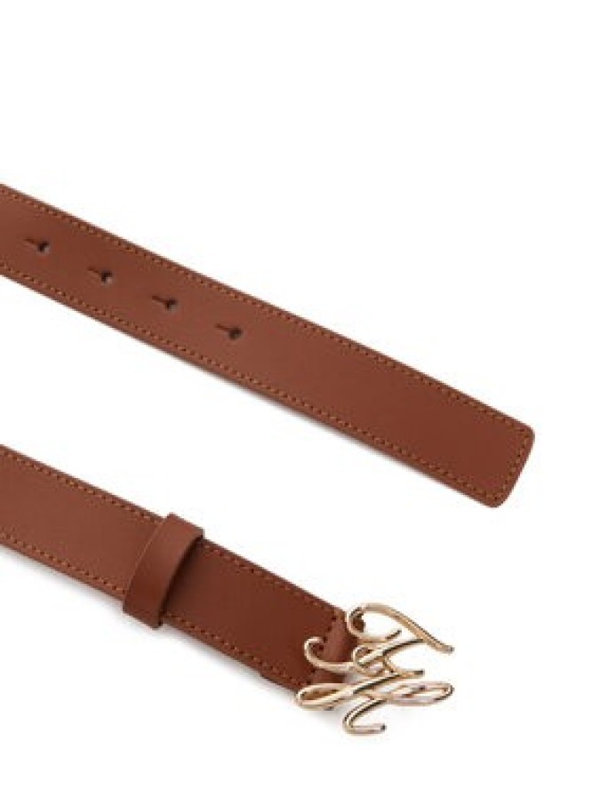 Tommy Hilfiger Pasek Th Script 3.0 AW0AW18568 Brązowy