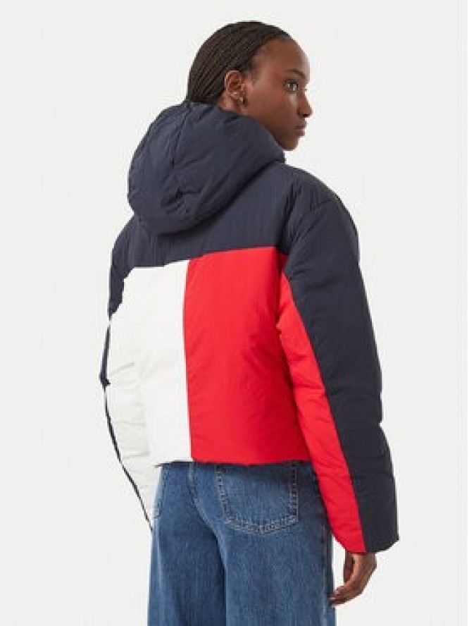 Tommy Jeans Kurtka zimowa Flag DW0DW23414 Granatowy Regular Fit