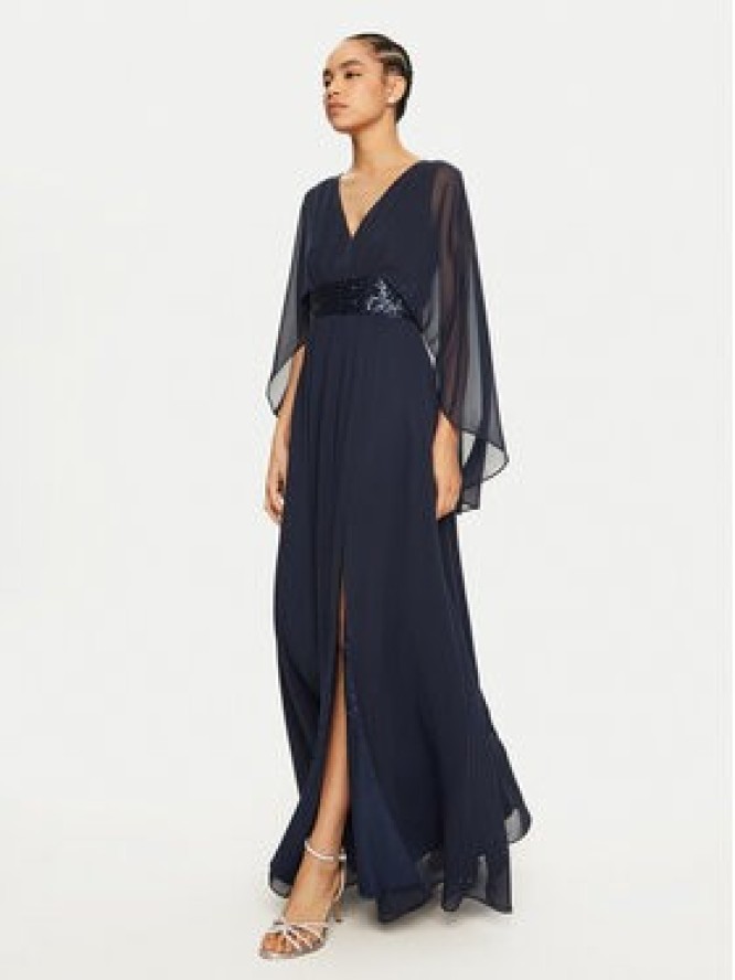 Swing Sukienka wieczorowa 5AI10300 Granatowy Regular Fit