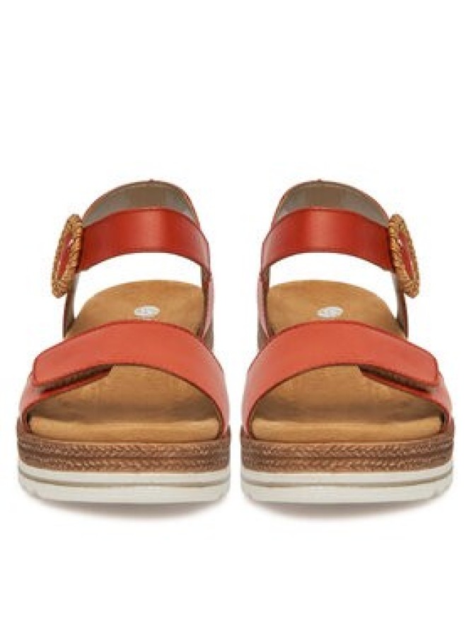 Remonte Sandały D0Q52-39 Pomarańczowy