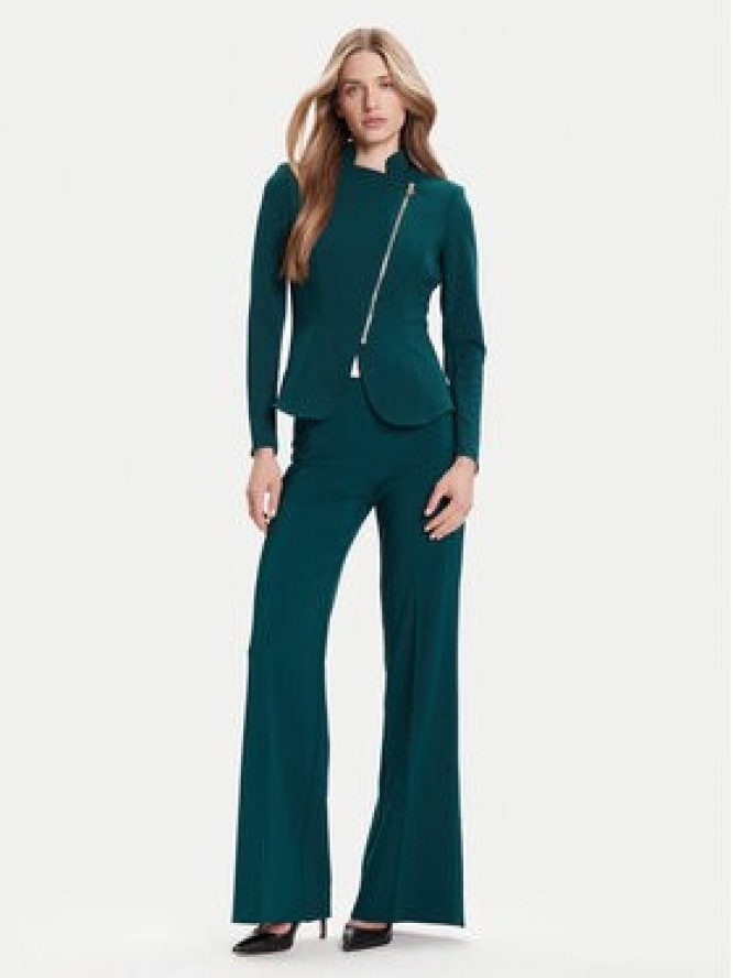 Rinascimento Spodnie palazzo CFC0125425003 Zielony Wide Leg