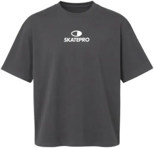 Odzież T-shirts unisex SkatePro Heavy Box Koszulka - S - Asphalt