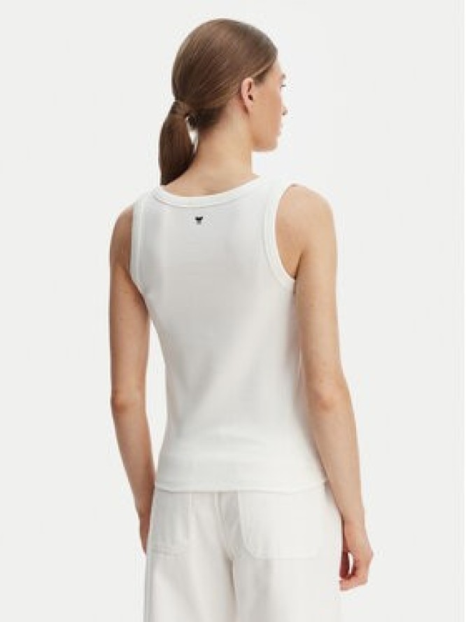 Weekend Max Mara Top Multic 2615941012 Biały Regular Fit