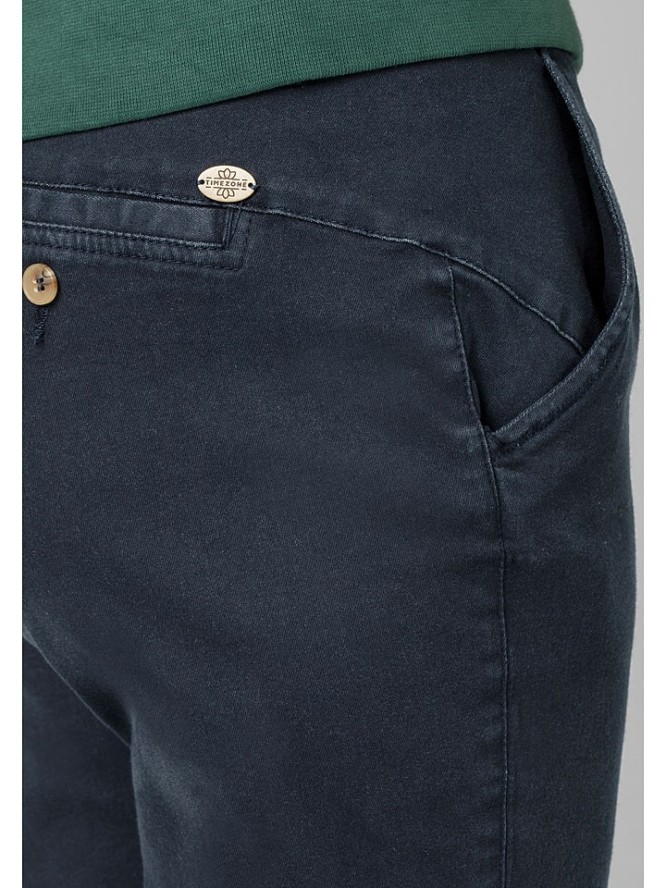 Timezone Spodnie chino "Madison" w kolorze granatowym rozmiar: W24