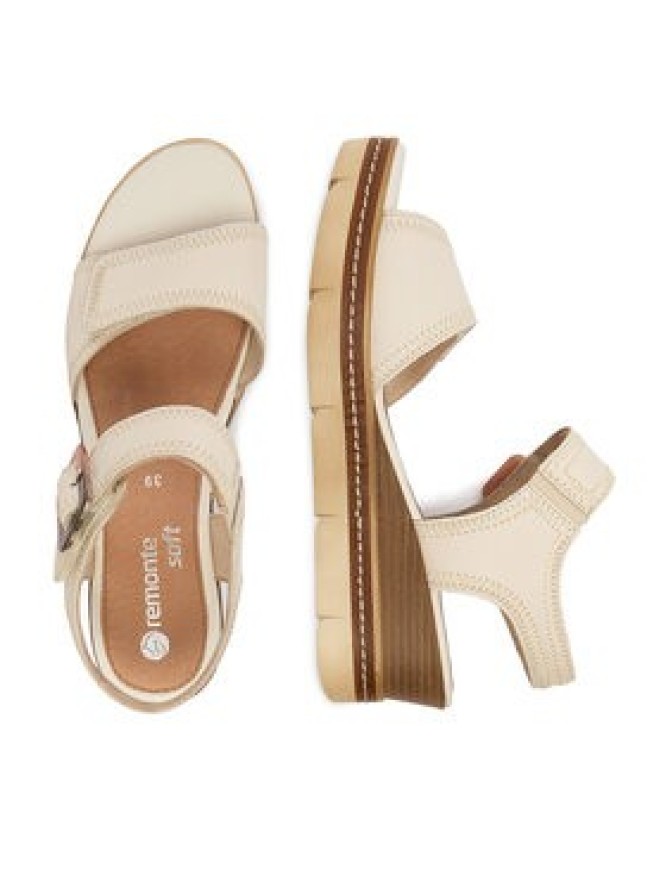 Remonte Sandały CEO-D2L58-60 Écru