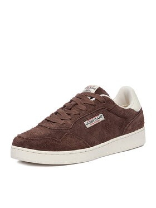 Guess Jeans Sneakersy EO-XL250041 Brązowy ciemny