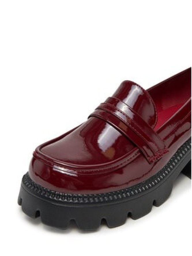 DeeZee Loafersy HLD-2016 Bordowy