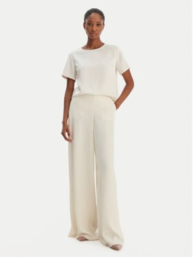 Weekend Max Mara Bluzka Zona 2615941011 Écru Relaxed Fit