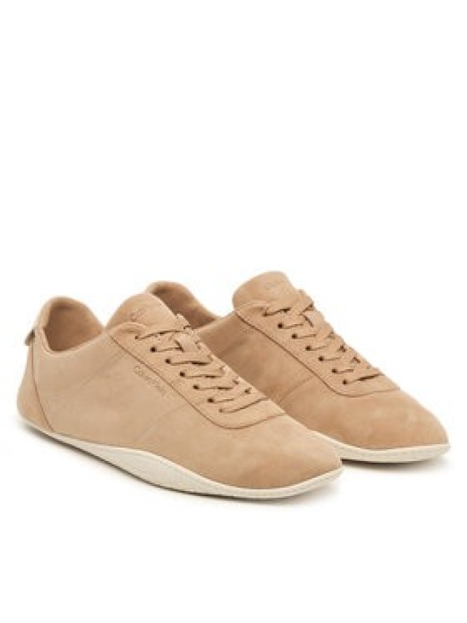 Calvin Klein Sneakersy Baller Sneaker Laceup HW0HW03263 Beżowy