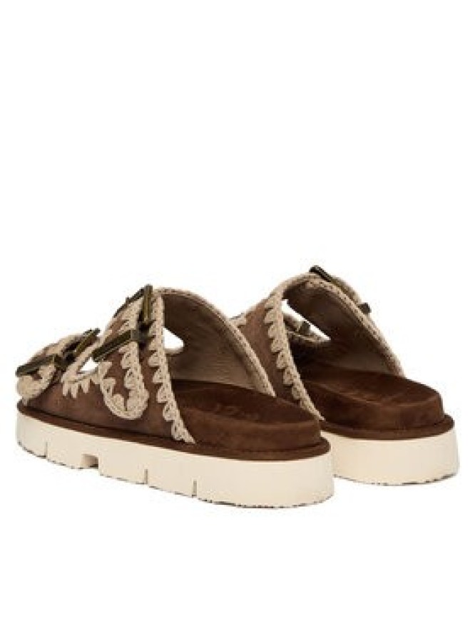 Mou Klapki MU.SW461005A Brązowy