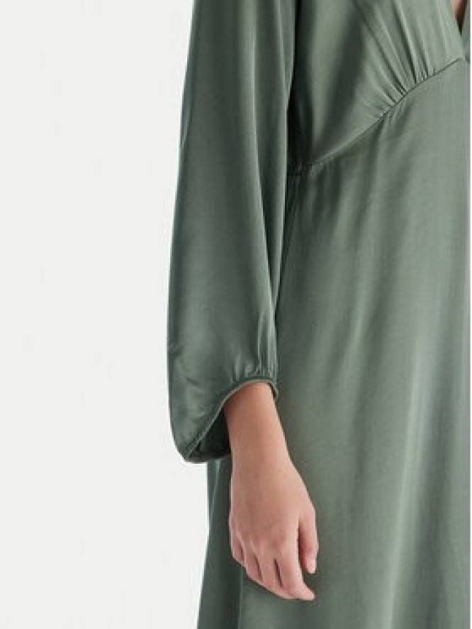 ViCOLO Sukienka koktajlowa TF0250 Zielony Regular Fit