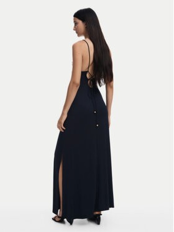 Desigual Sukienka letnia Montpellier 25SWVK55 Czarny Slim Fit