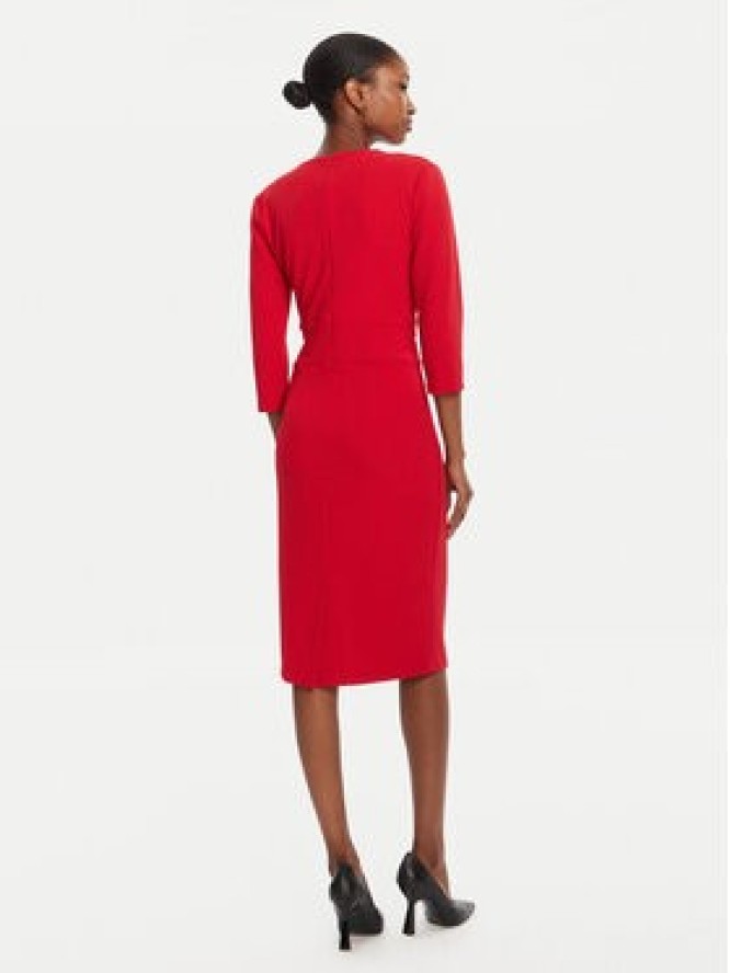 Rinascimento Sukienka koktajlowa CFC0126151003 Czerwony Slim Fit