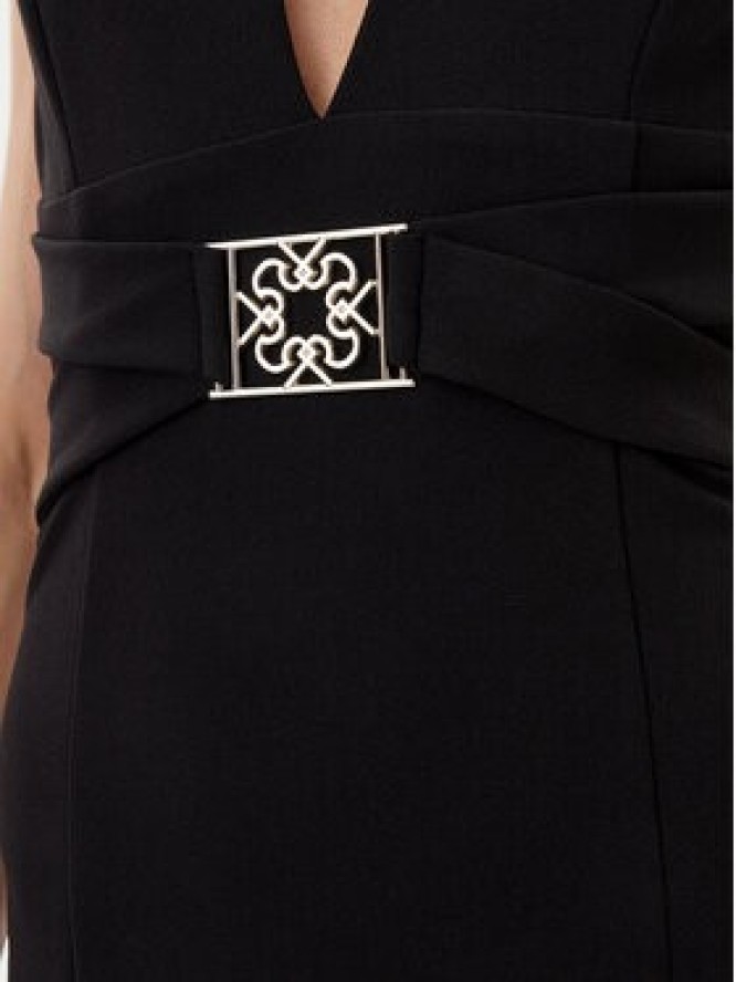 Rinascimento Sukienka koktajlowa CFC0123769003 Czarny Regular Fit