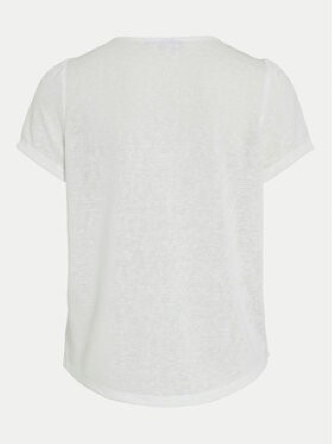 Vila T-Shirt Amer 14093441 Biały Regular Fit