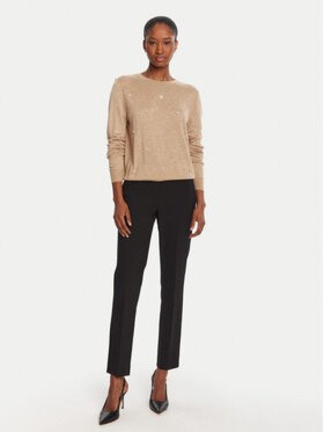 Lola Casademunt by Maite Sweter MF2511012 Beżowy Regular Fit