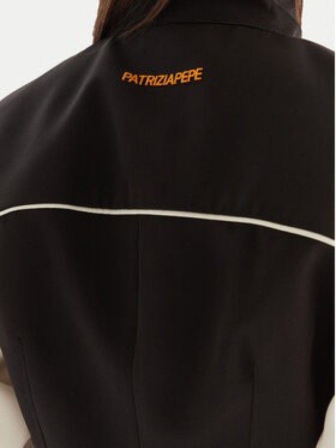 Patrizia Pepe Bluza 2M4508/A664-K103 Czarny Regular Fit