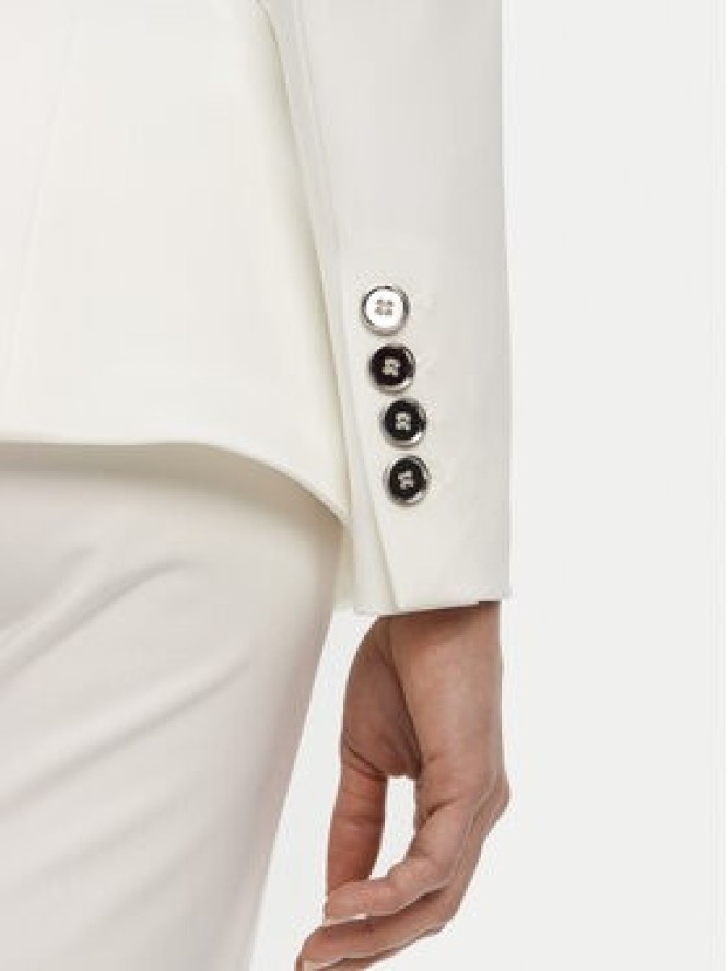 PINKO Marynarka 104903 A1L3 Biały Regular Fit