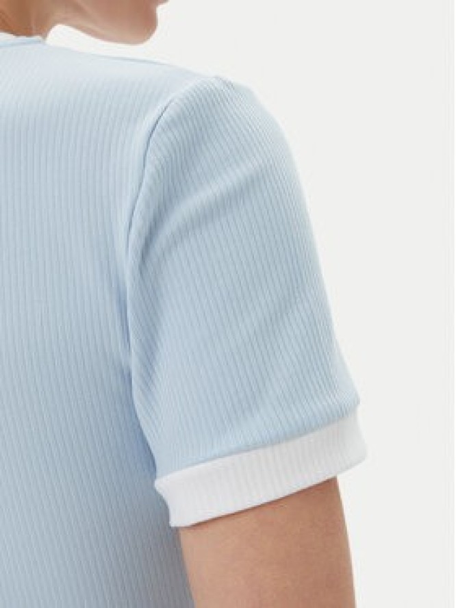 Guess T-Shirt V5GP08 KCRN2 Błękitny Regular Fit