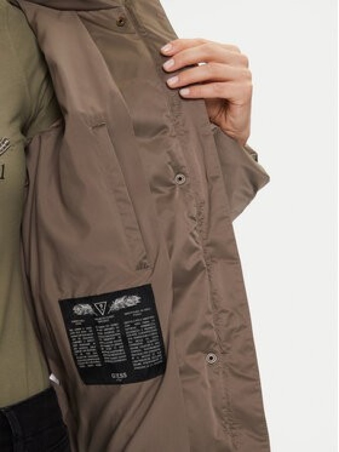 Guess Kurtka puchowa W5BL31 W2802 Beżowy Regular Fit