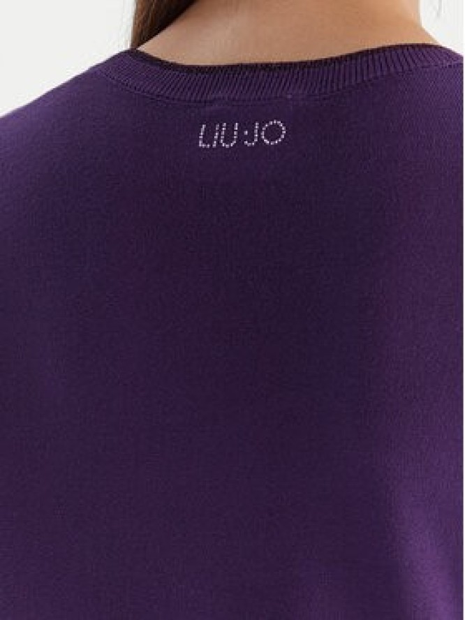 Liu Jo Sweter MF5226 MS49I Fioletowy Regular Fit