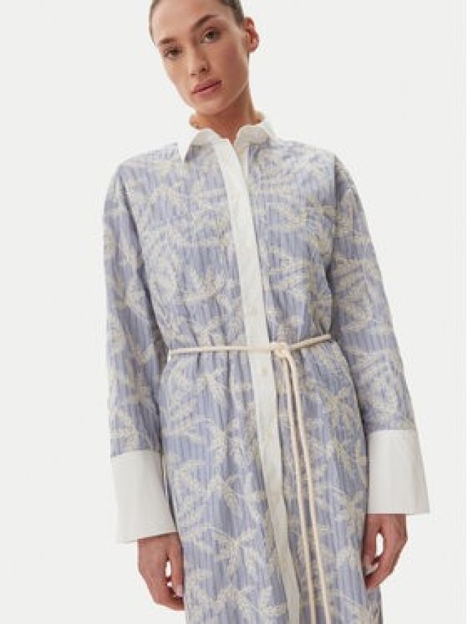 Munthe Sukienka koszulowa Filira 251134625136 Błękitny Loose Fit