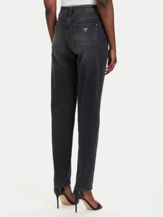 Guess Jeansy W2YA21 D4QD1 Czarny Mom Fit