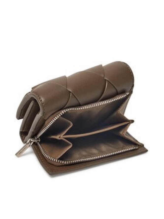 Calvin Klein Portfel Ck Woven Small Trifold K60K612953 Khaki