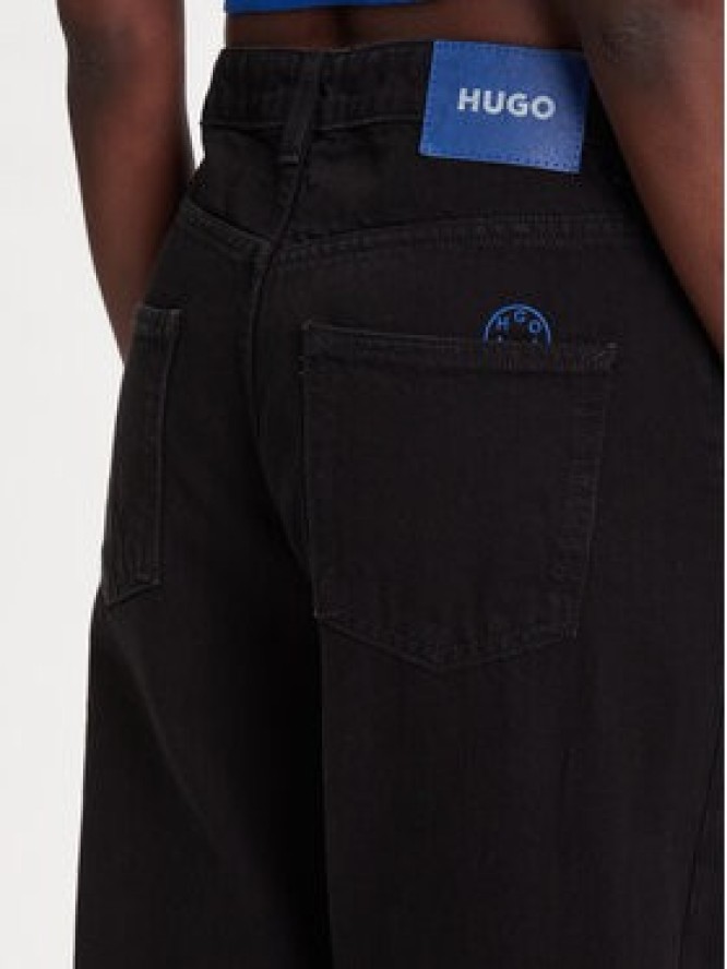 HUGO Jeansy Leni_B 50548982 Czarny Loose Fit