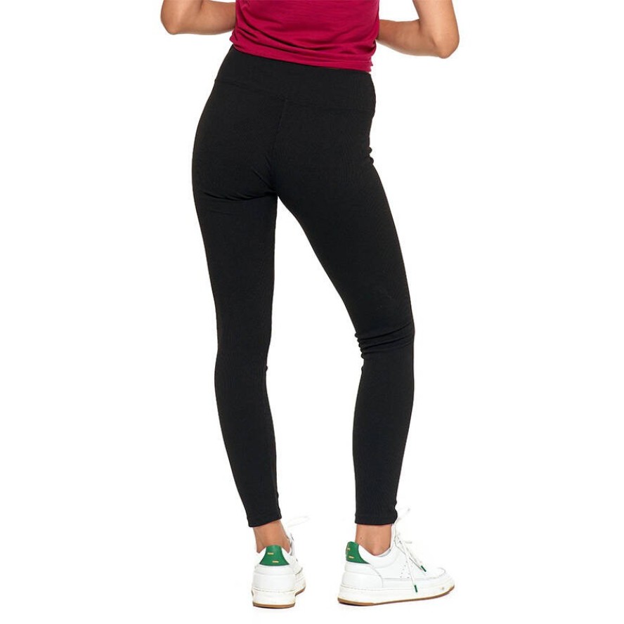 Czarne Legginsy Moraj Damskie Z Wysokim Stanem