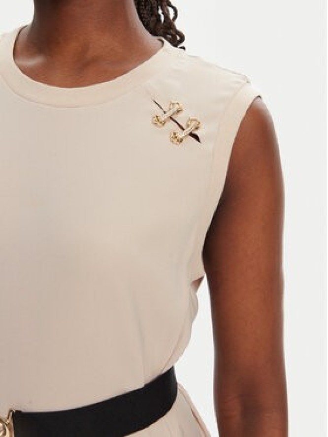 Liu Jo Sport Sukienka codzienna TA5139 TS923 Beżowy Regular Fit