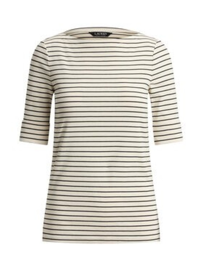 LAUREN RALPH LAUREN Bluzka Judy 200P13919004 Kremowy Regular Fit
