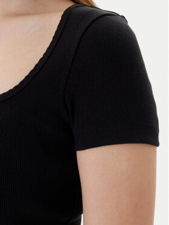 Tommy Jeans T-Shirt DW0DW21837 Czarny Slim Fit