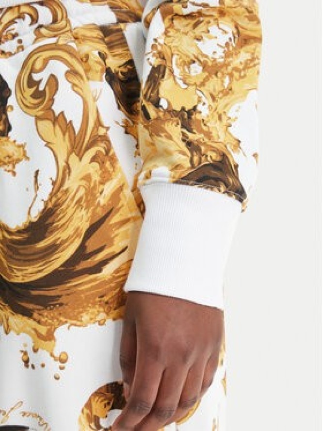 Versace Jeans Couture Bluza 80HAI313 FS196 Biały Regular Fit