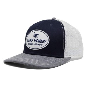 Czapka Trucker - 6 Paneli / Dorośli / Jeden Rozmiar (Granatowy)