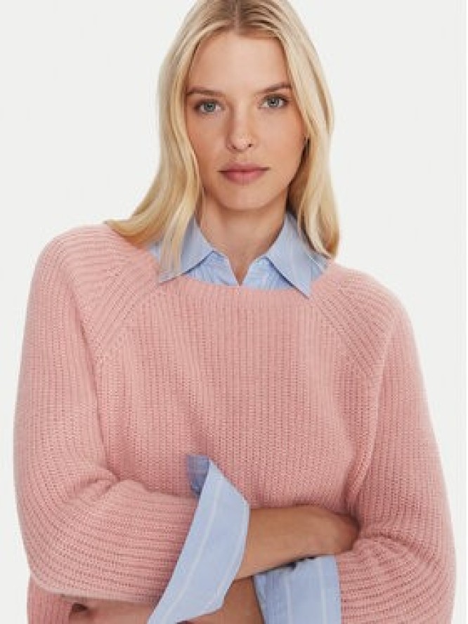Weekend Max Mara Sweter Xeno 2525366102 Różowy Relaxed Fit