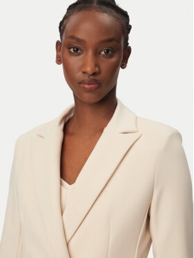 Rinascimento Marynarka CFC0128295003 Beżowy Slim Fit