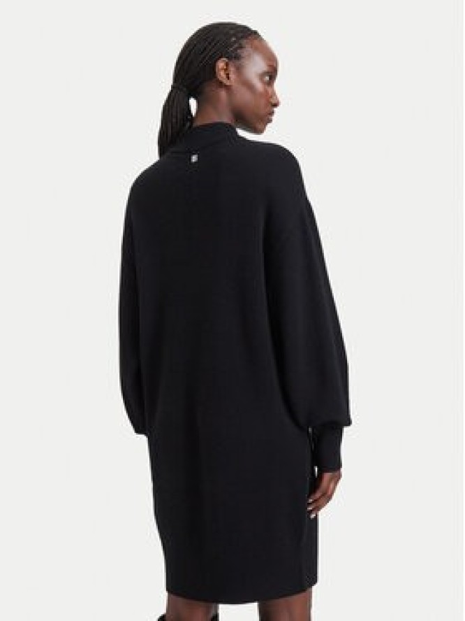HUGO Sukienka dzianinowa Sorelleny 50571230 Czarny Oversize